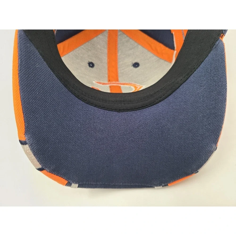 Youth Chicago Bears Reebok Flex Fitted Hat Cap Boy Girl NFL Football Blue Orange